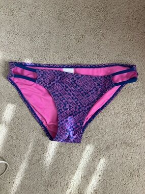 Xhilaration Pink and Purple Geometric Girls' Swim Bottoms